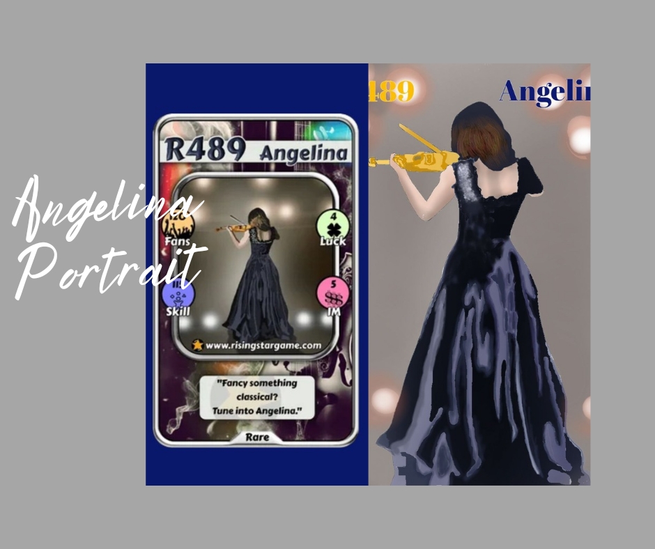R489 Angelina Portrait: Rising Star Game Progress And Buyin Packs