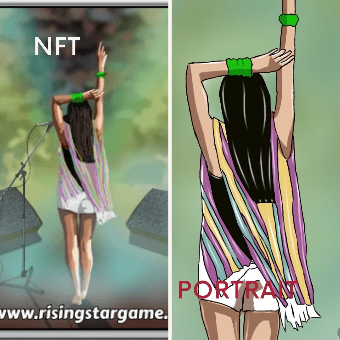 Rising Star Game Fan Art: Portrait of R606 Sidney & Game Progress