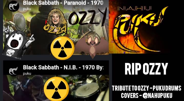 NahuPuku - Tribute to Ozzy - Puku Drums Covers - @nahupuku - 2025