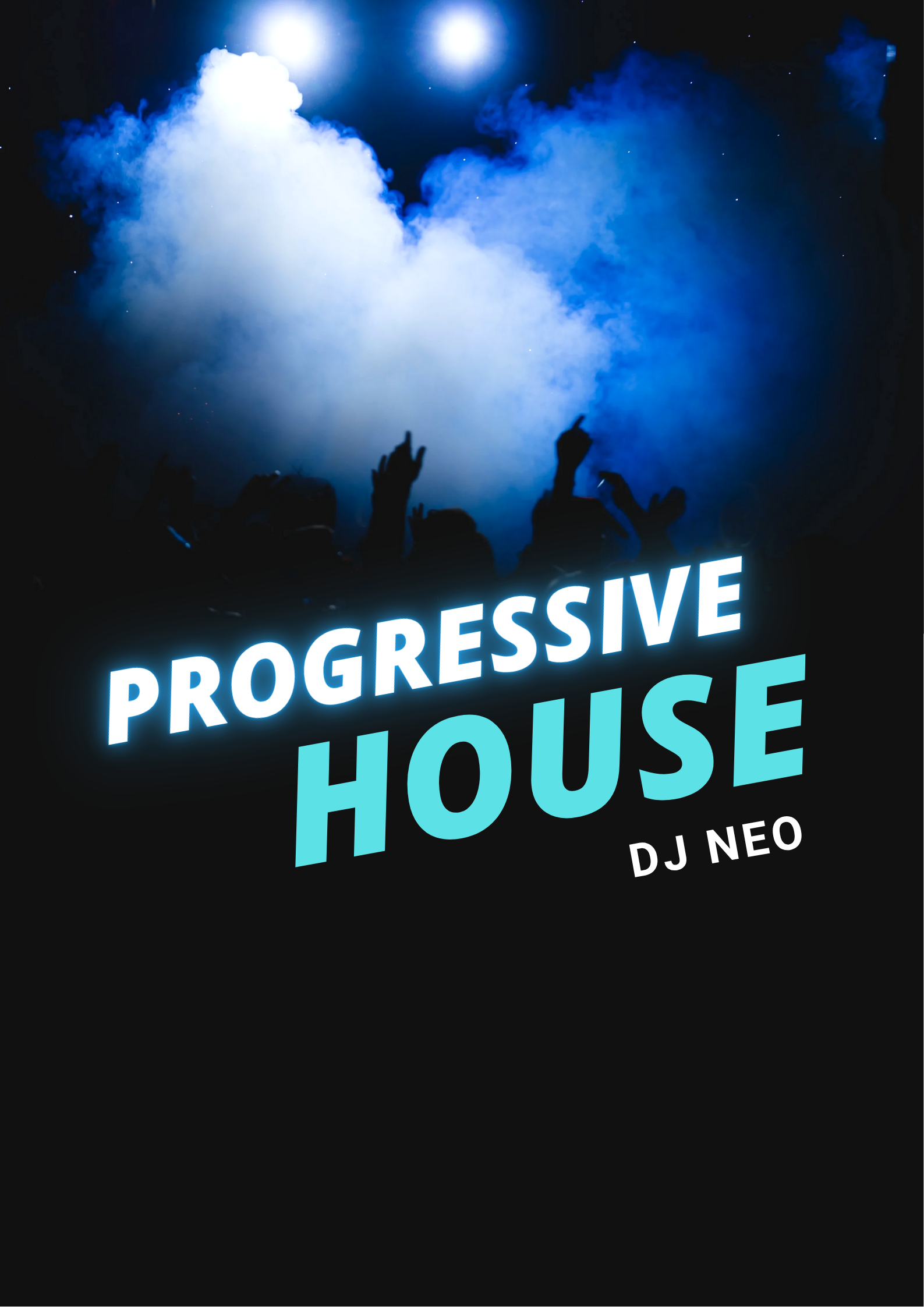 Orange and Black Electronic Music Party Poster .png