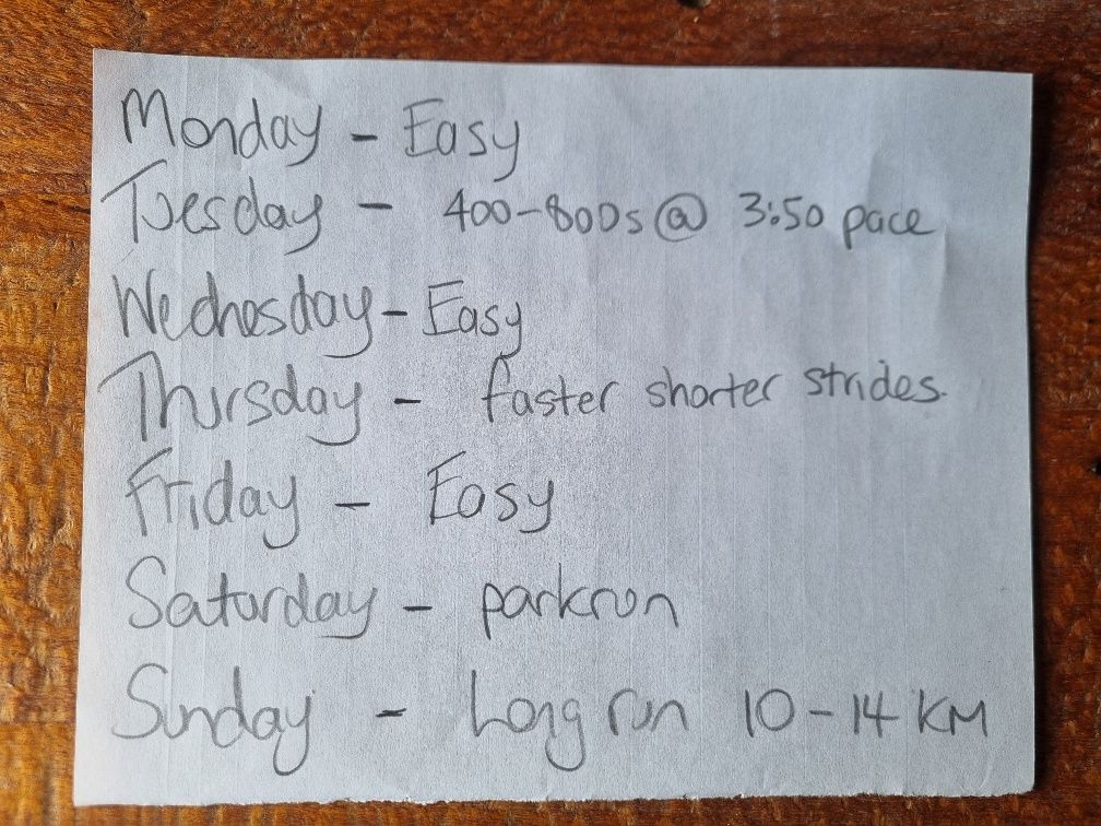 My sub 20 parkrun goal.