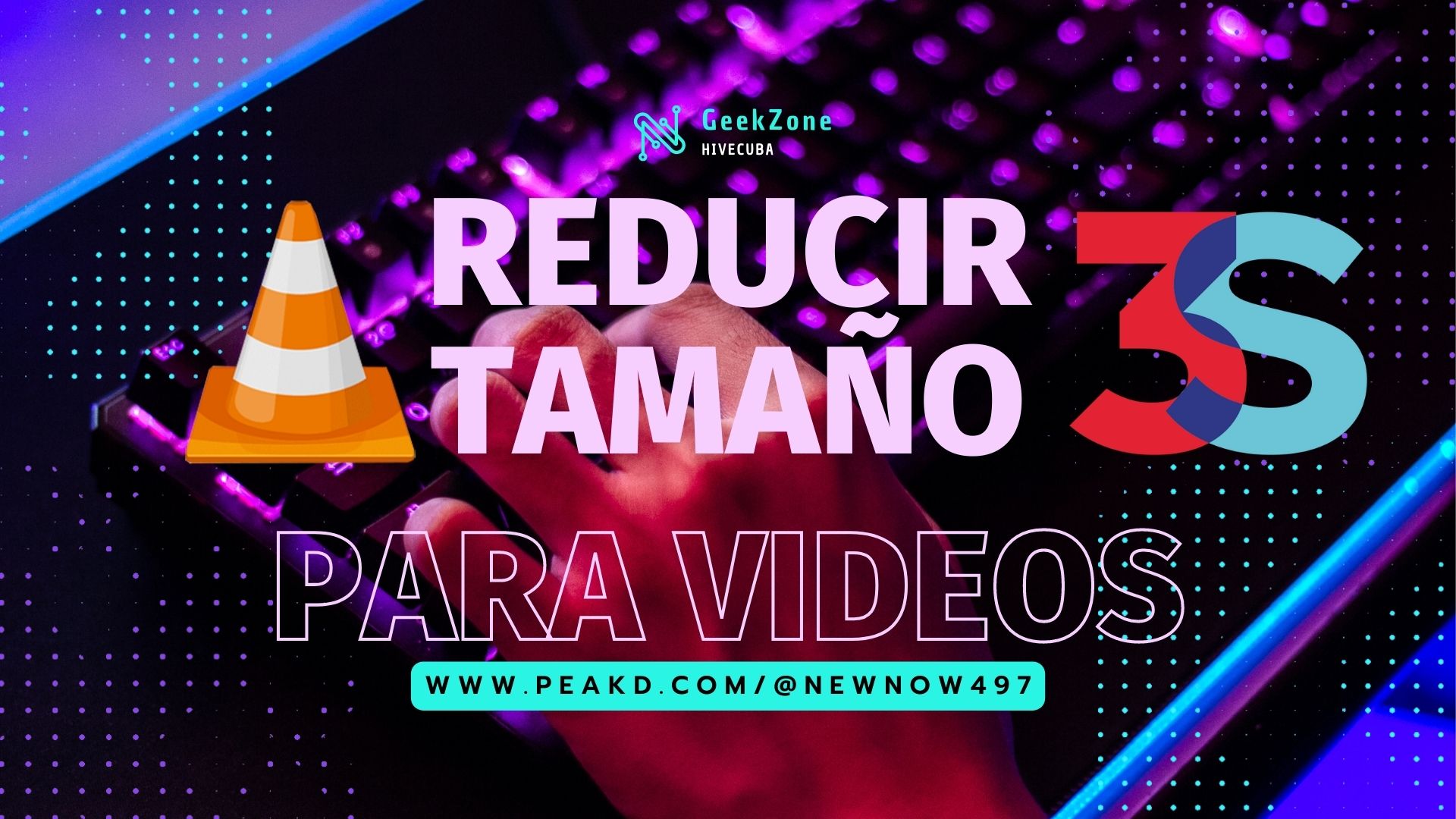 Negro Rosa Claro y Cian Neón Ciencia Ficción Tecnología Promocional Video.jpg
