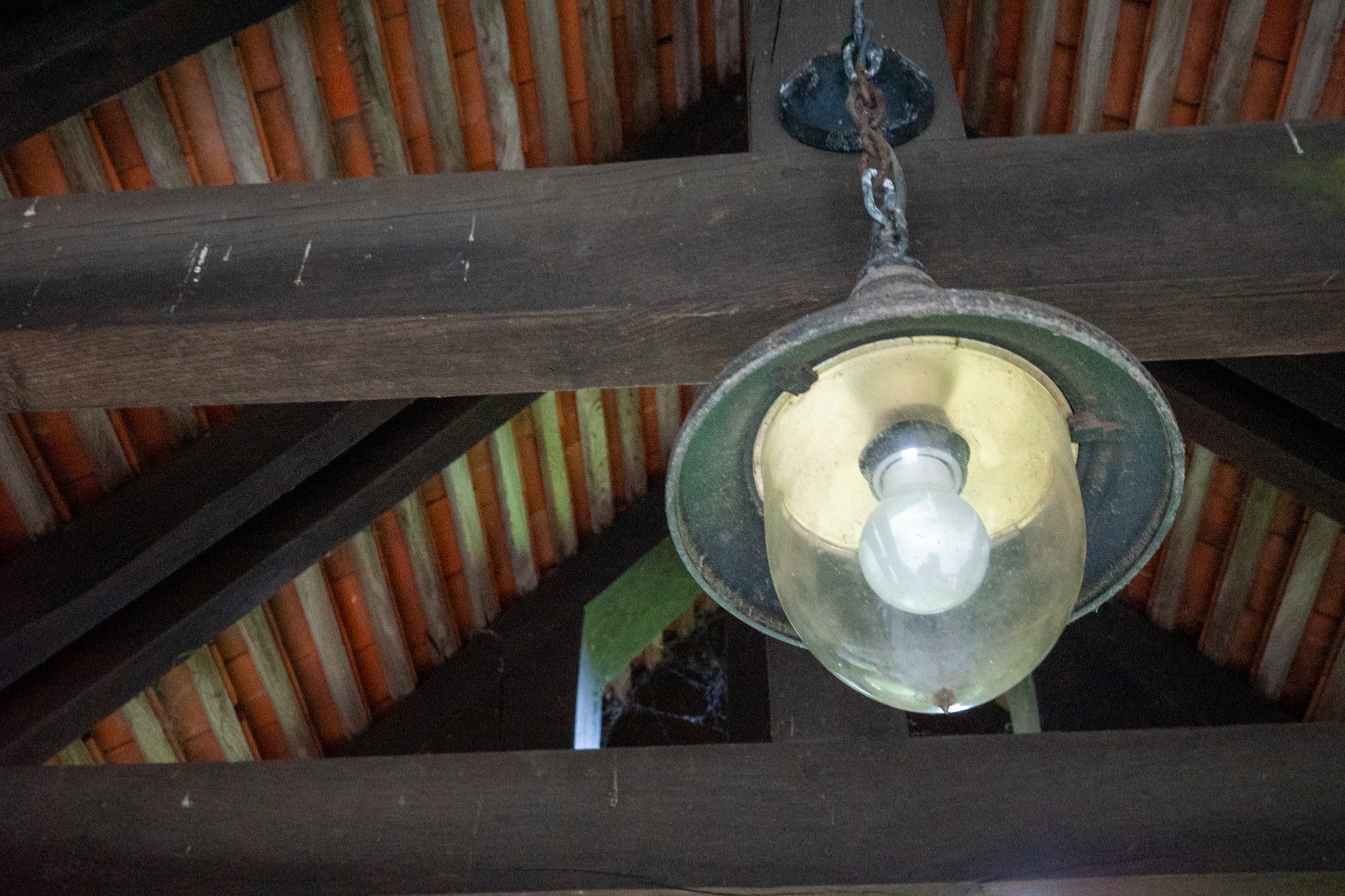 Lych gate ceiling detail