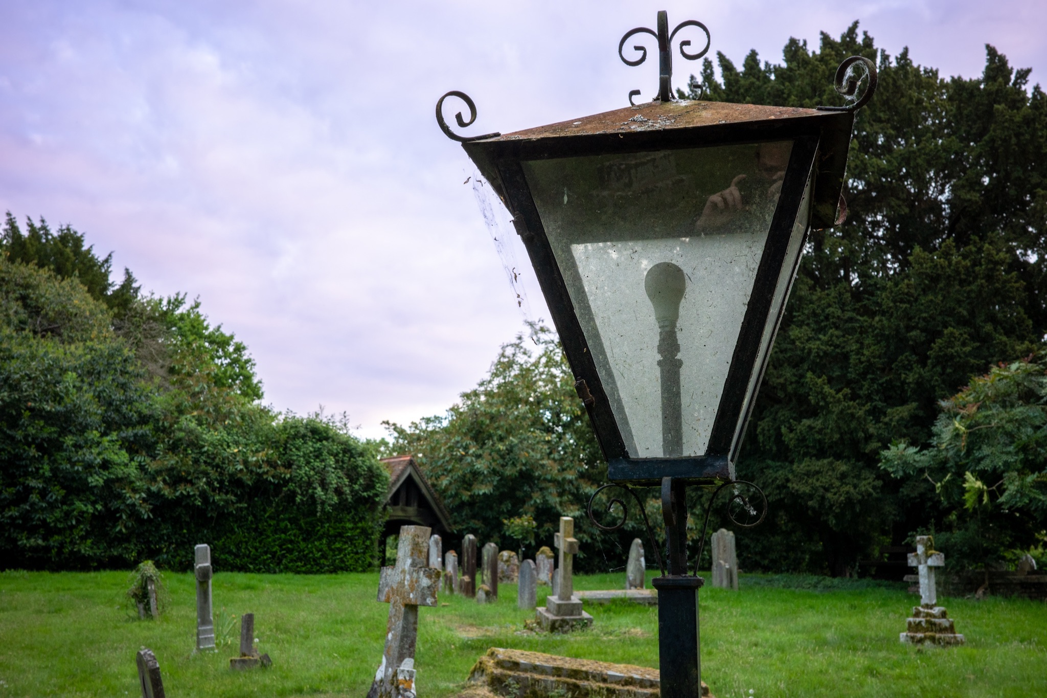Old gas lantern
