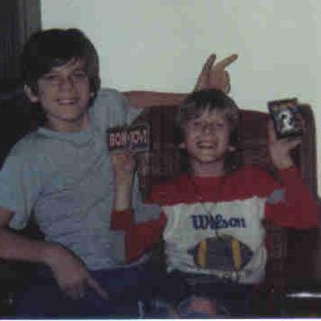 Me and Jason with his cheesy music choices