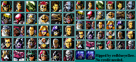 Nintendo 64 - F-Zero X - Character Icons.png