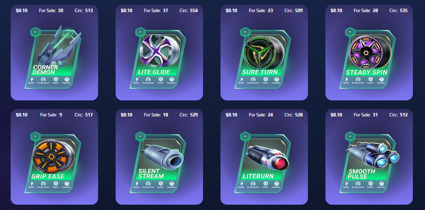 Time for Accessories in Moon Karts