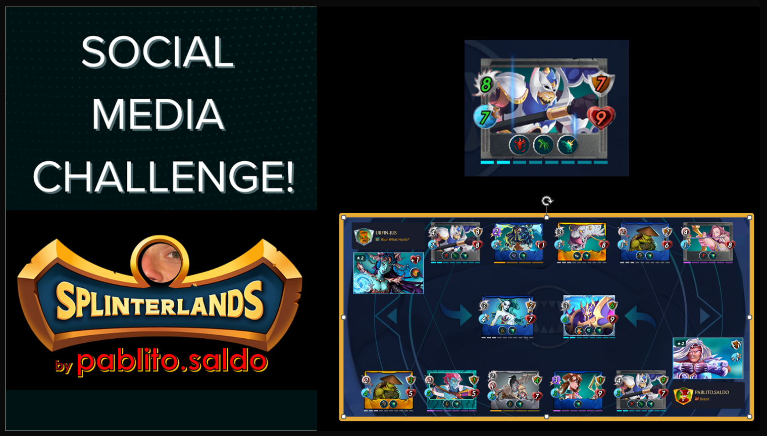 Relenor Cleaver, the Bloodthirsty / Relenor Cleaver sanguinário [eng/pt] (Splinterlands Social Media Challenge)