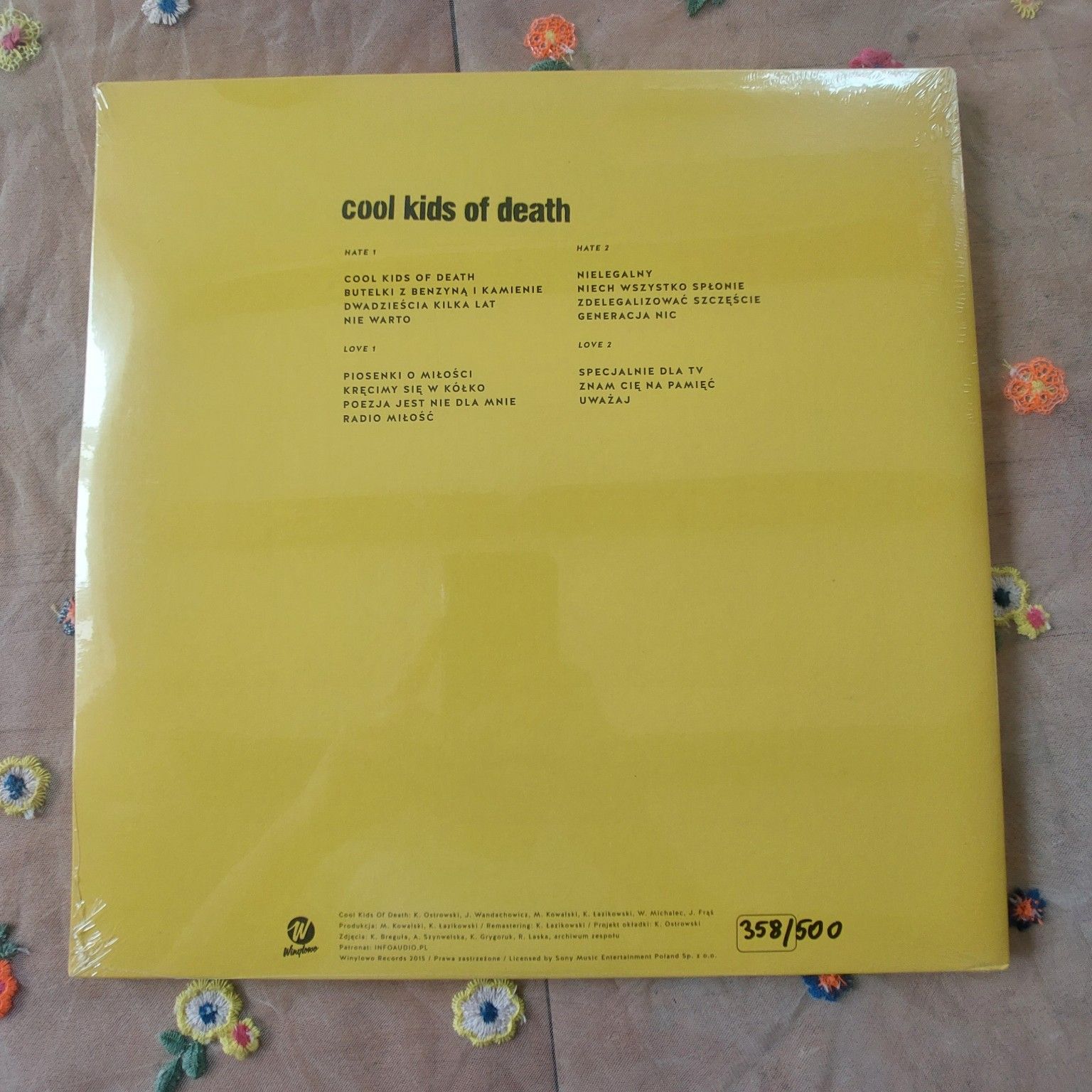 Back cover sealed copy
