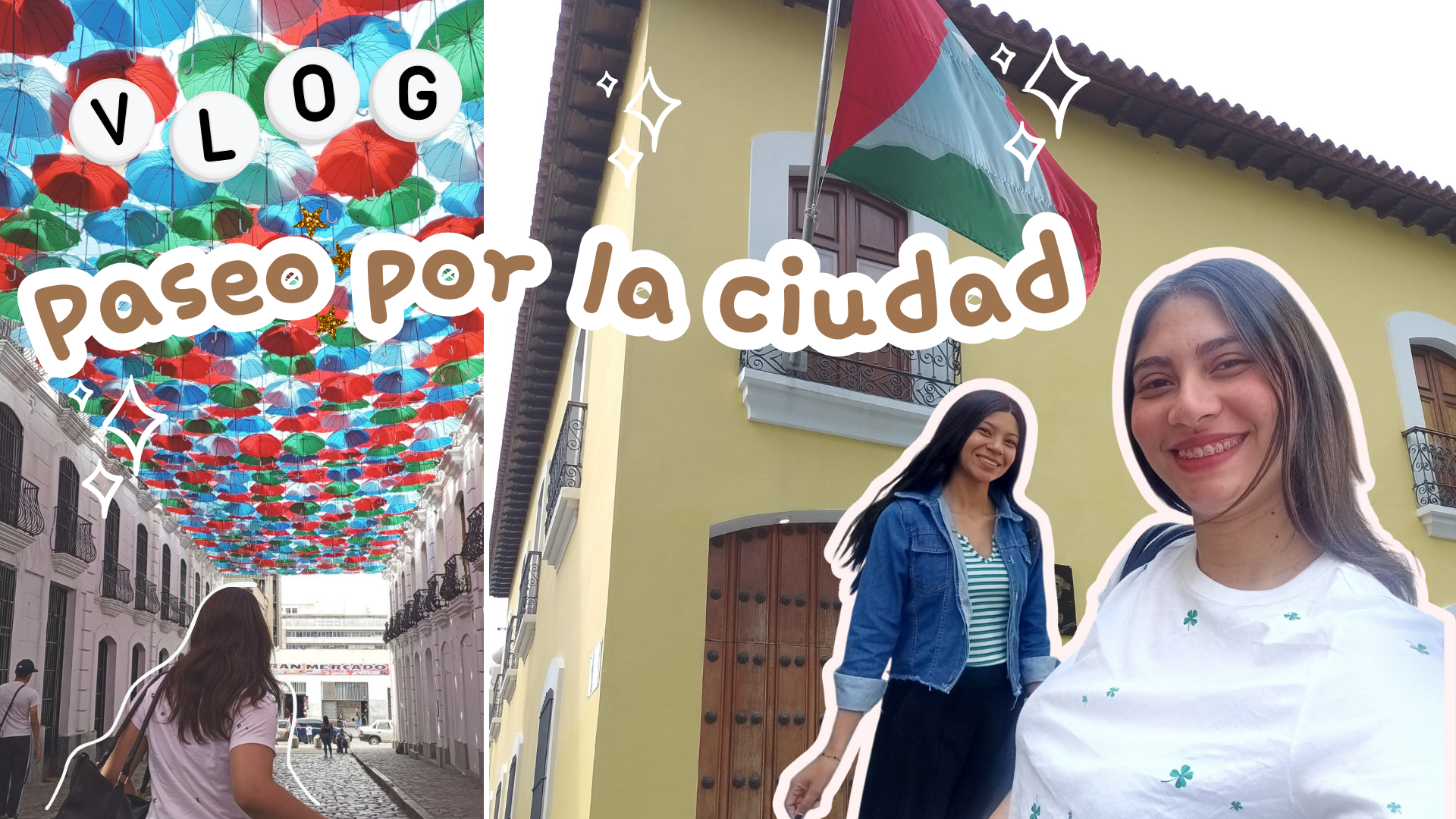 Video de Youtube Portada Vlog Collage Creativo Multicolor.png