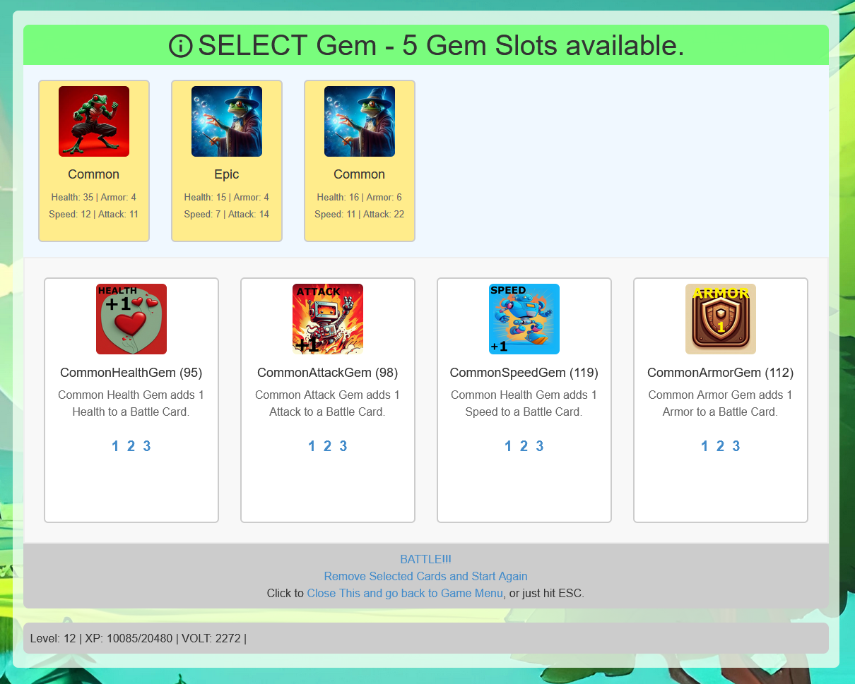 Add Gems