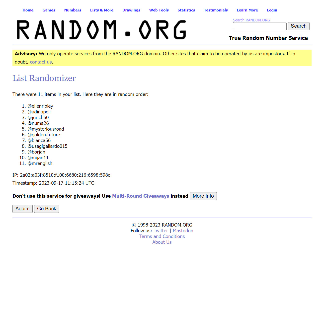 rehive_result_week173.jpg