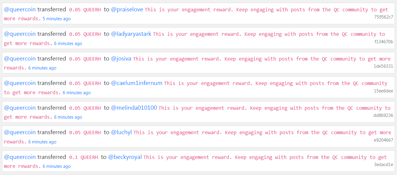 engagement and sharing rewards contest 105