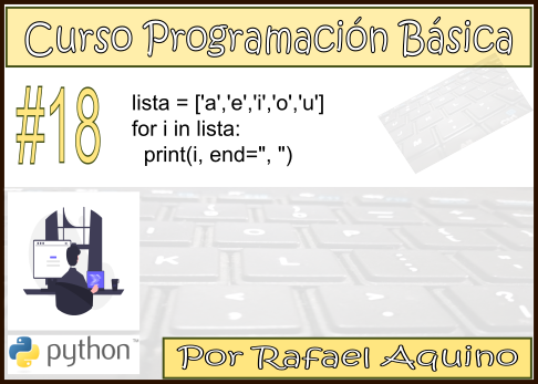 Curso de Programación Básica N18. Ciclo for