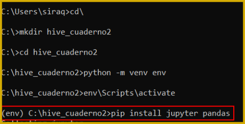 Data Science N018 Uso de los Jupyter Notebook - Creando un entorno virtual (continuación)