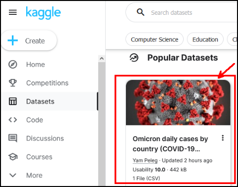 Data Science N019 Recolección de datos en: Kaggle