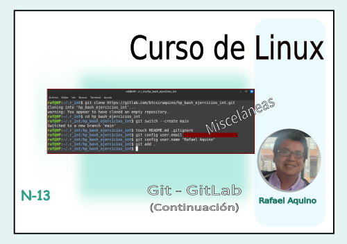 Curso de Linux N13. Misceláneas_05. Repositorio en GitLab de ejercicios en Bash (2)