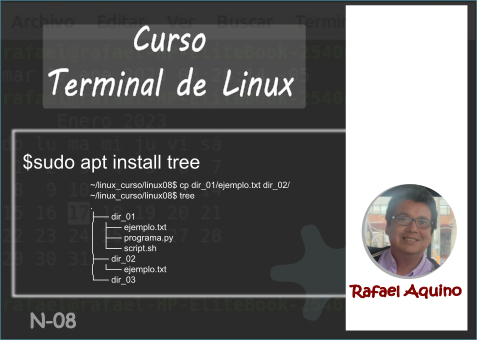 Curso: Terminal de Linux. N08. apt, Neofetch, moo, cp, mv