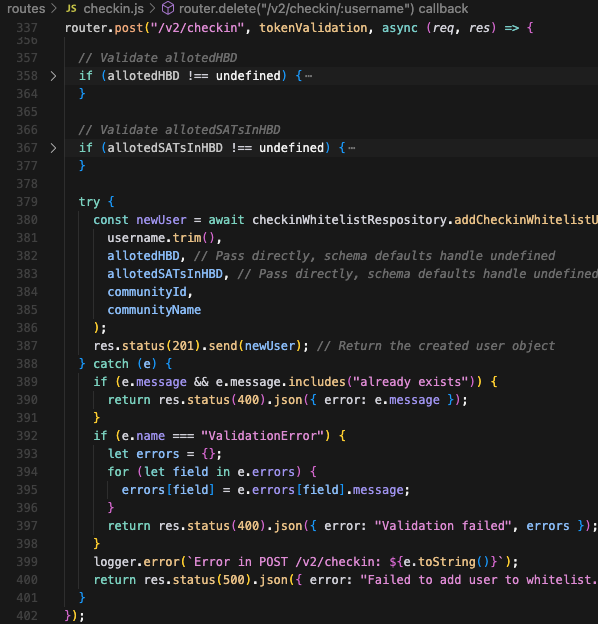 add onboarder API update