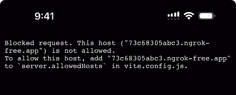 blocked request