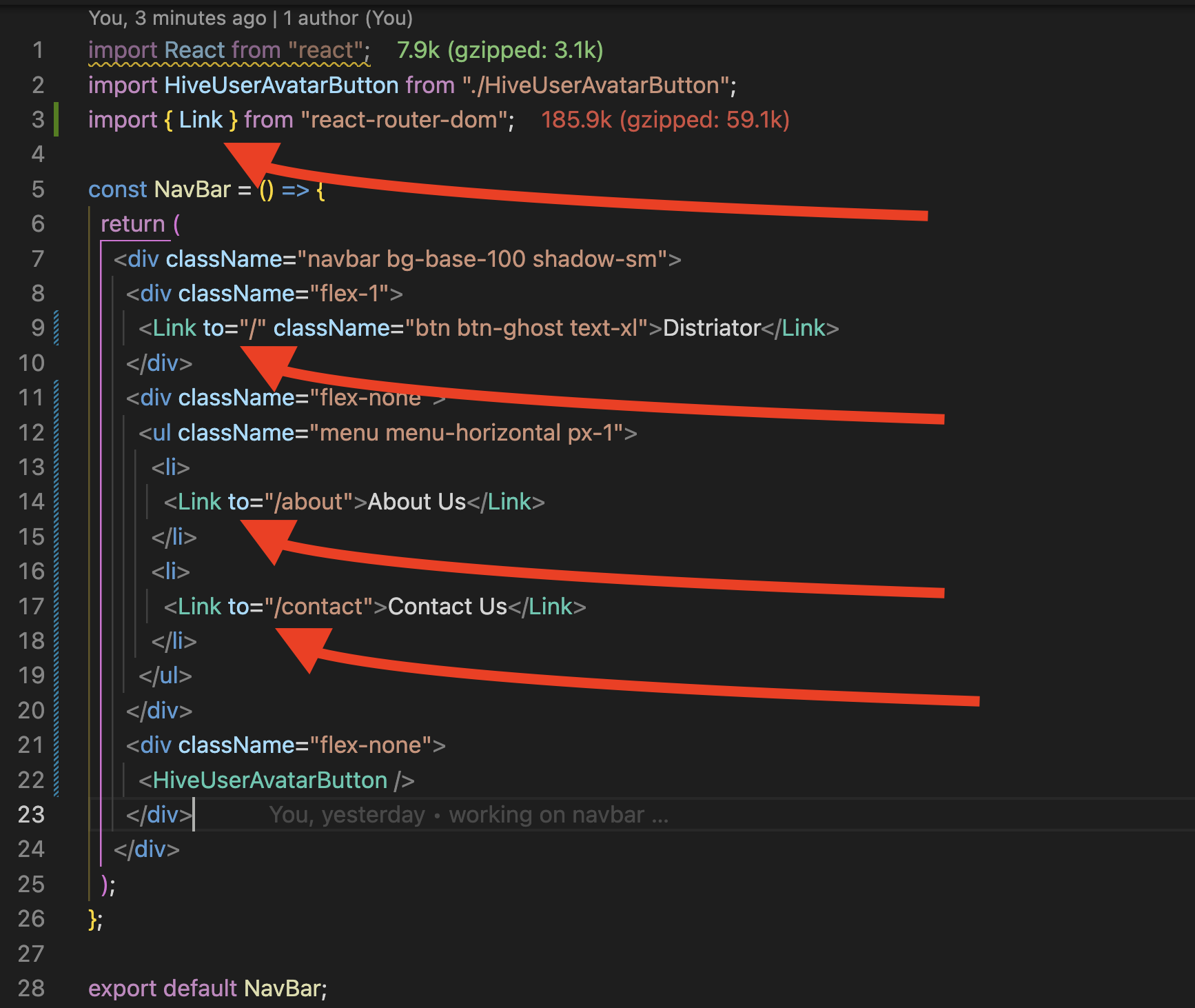 react router link