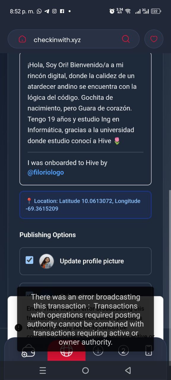 filoriologo's trying to onboard a user
