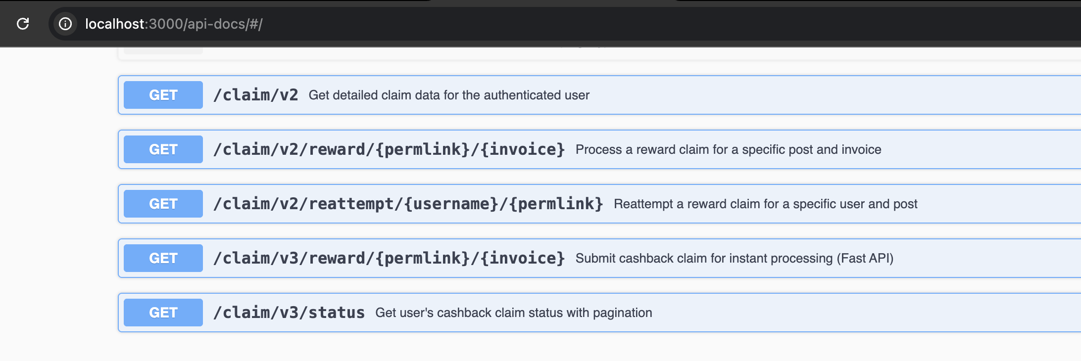 API End points