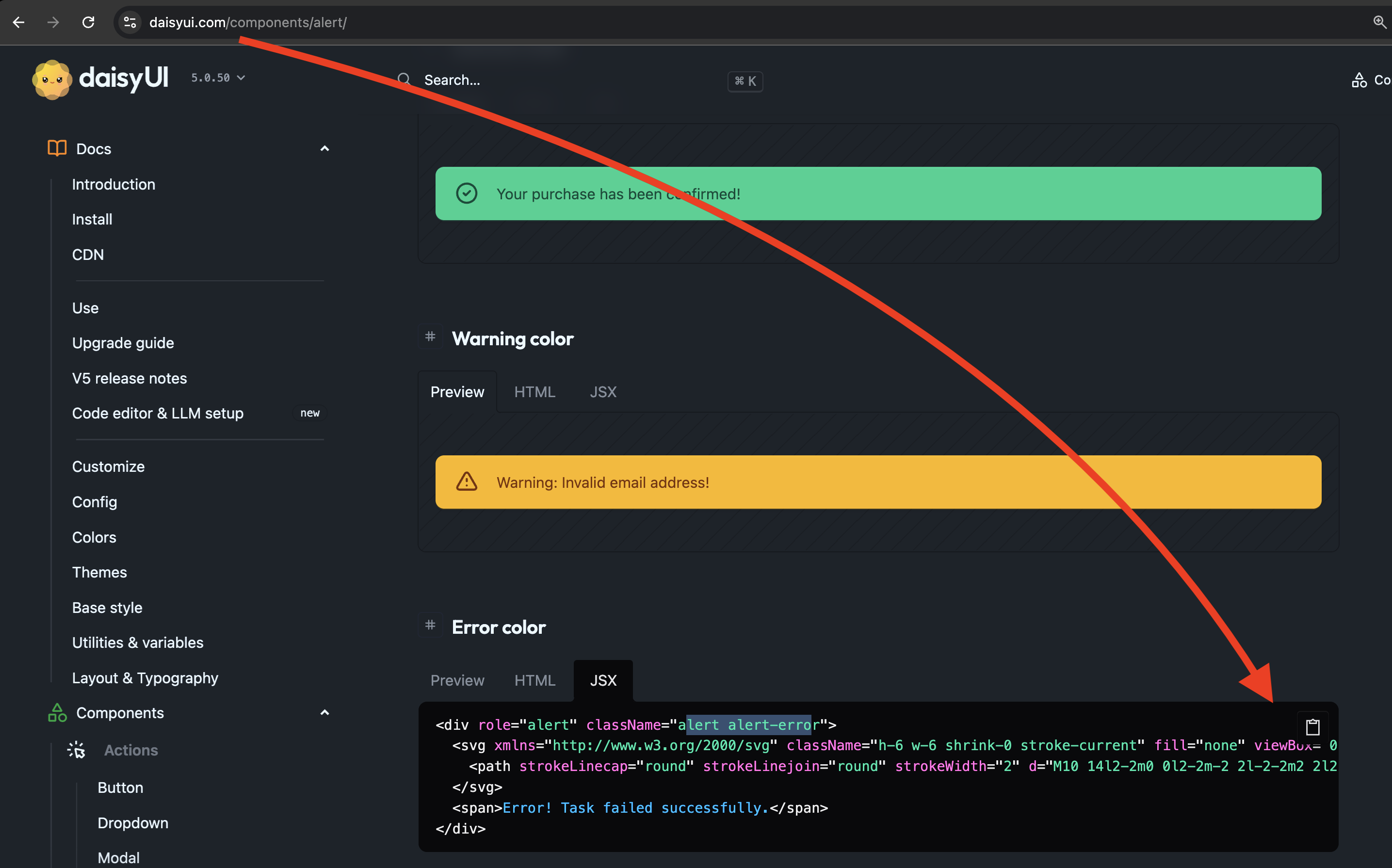 copy code snippet