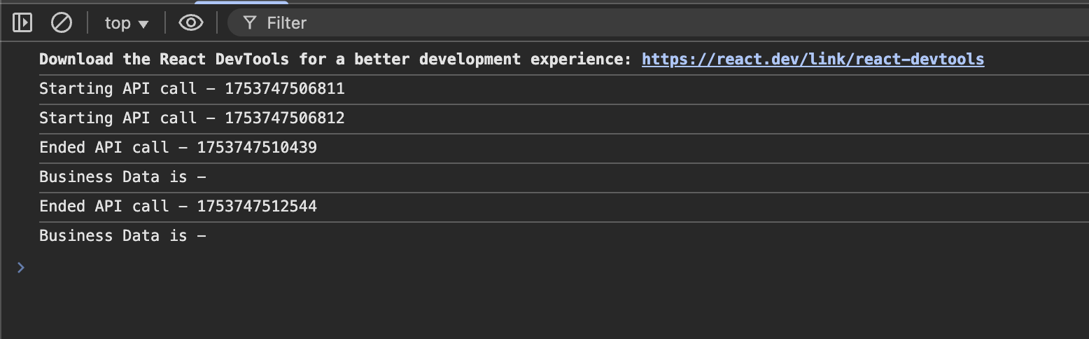 Two times API calls