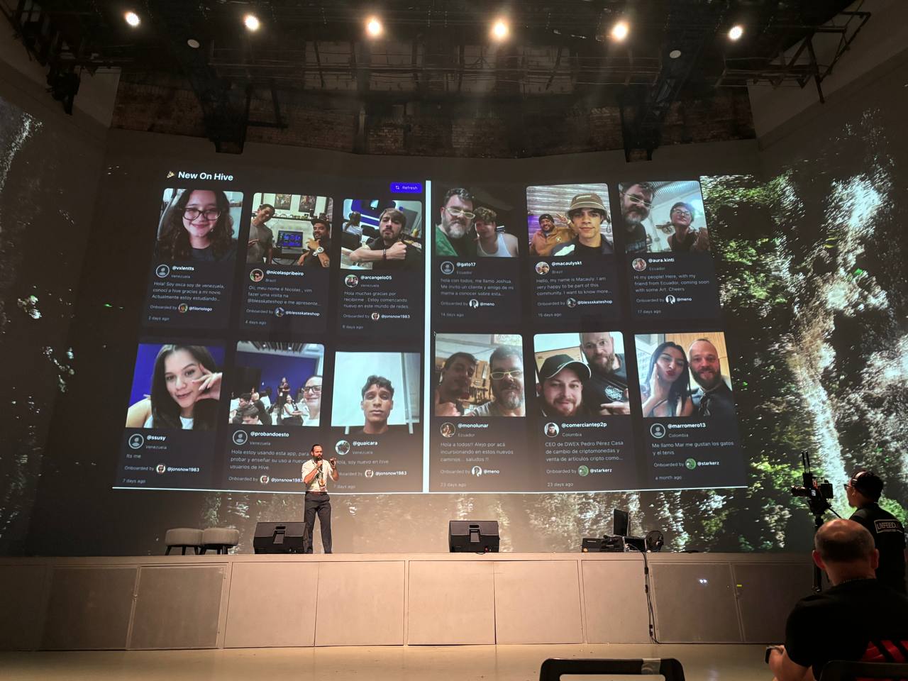 Starkerz on the stage