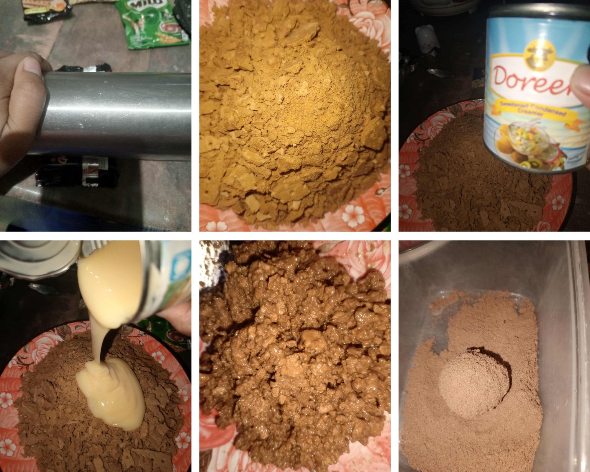 Recipe for an Easy Dessert for your Family, Mini Graham Choco Balls with Condensed Milk. (1).png