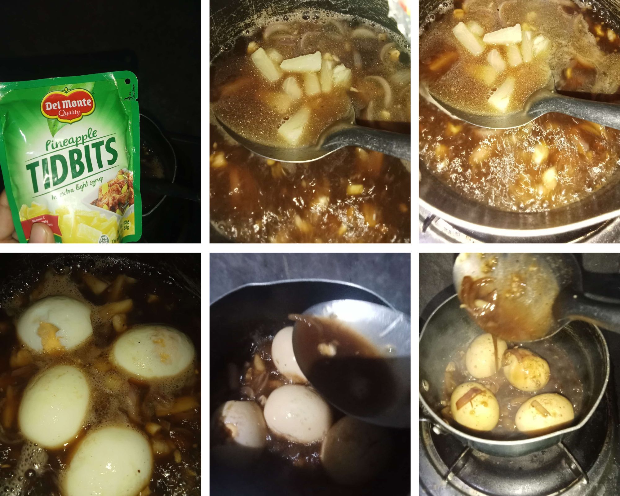 Recipe for Egg with a Twist, Cooked in Soy Sauce with Pineapple chunks or “Egg Patatim” for Dinner (2).png