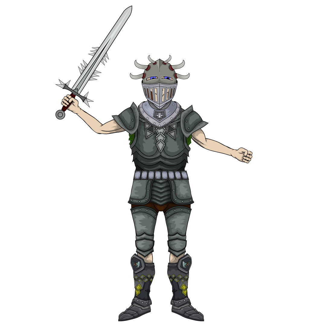 FeMaleCharacterModelWithWarriorPlateEquipment.png