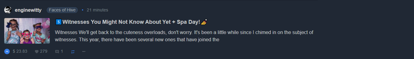 @enginewitty 5️⃣Witnesses You Might Not Know About Yet + Spa Day! 
