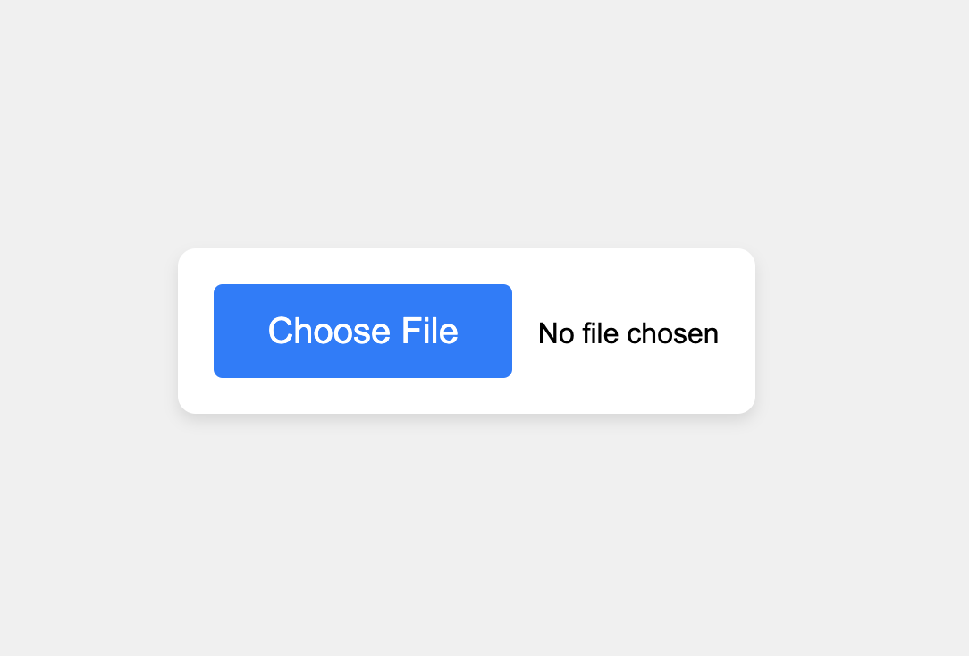 Basic template to make a button to upload a file. 