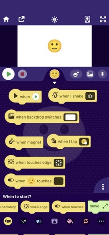 Octostudio: The activation of the behavior of sprite