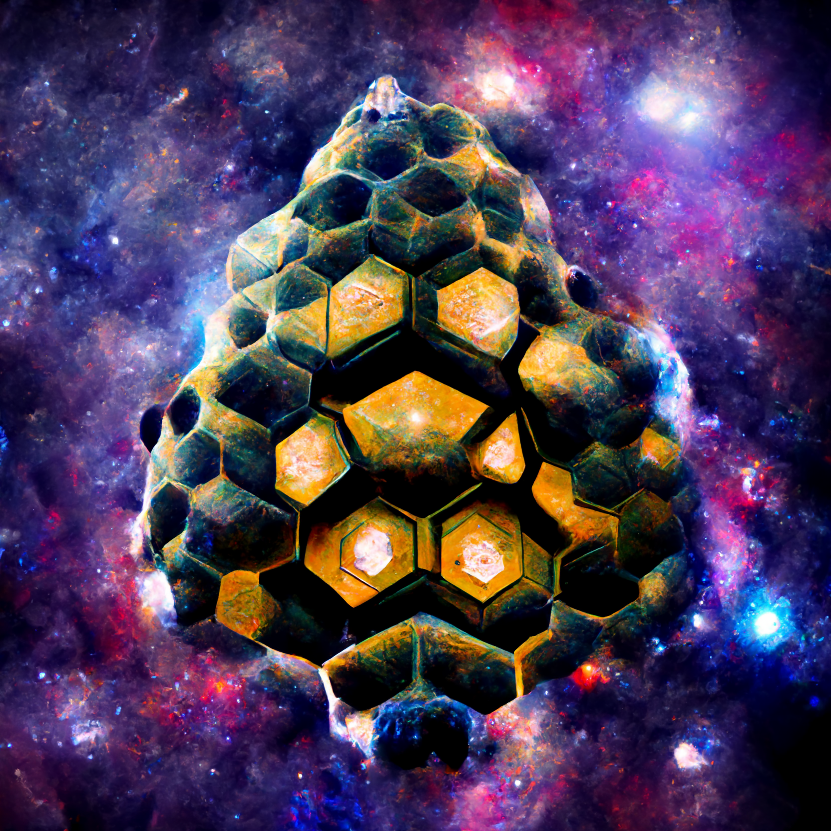 a74db9ed-842b-4d0f-ba40-f2dd4b703dd0_hive_shaped_alien_ship_hexagons_galaxy_background.png