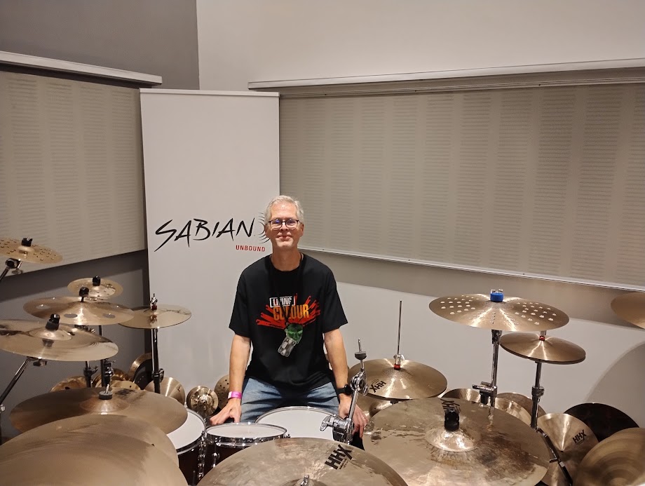 Steve in Sabian land