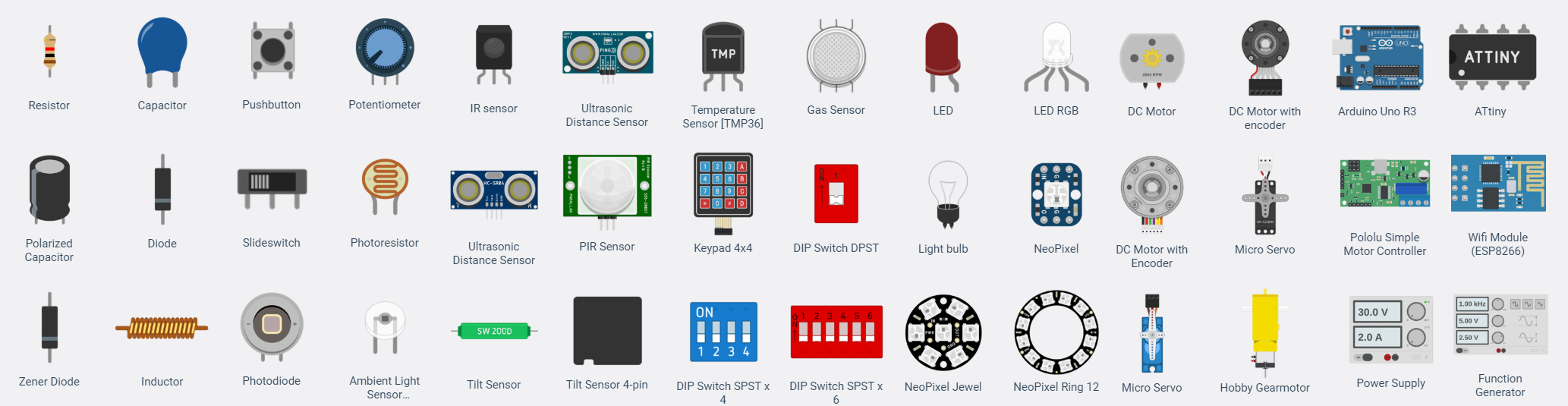 Some components