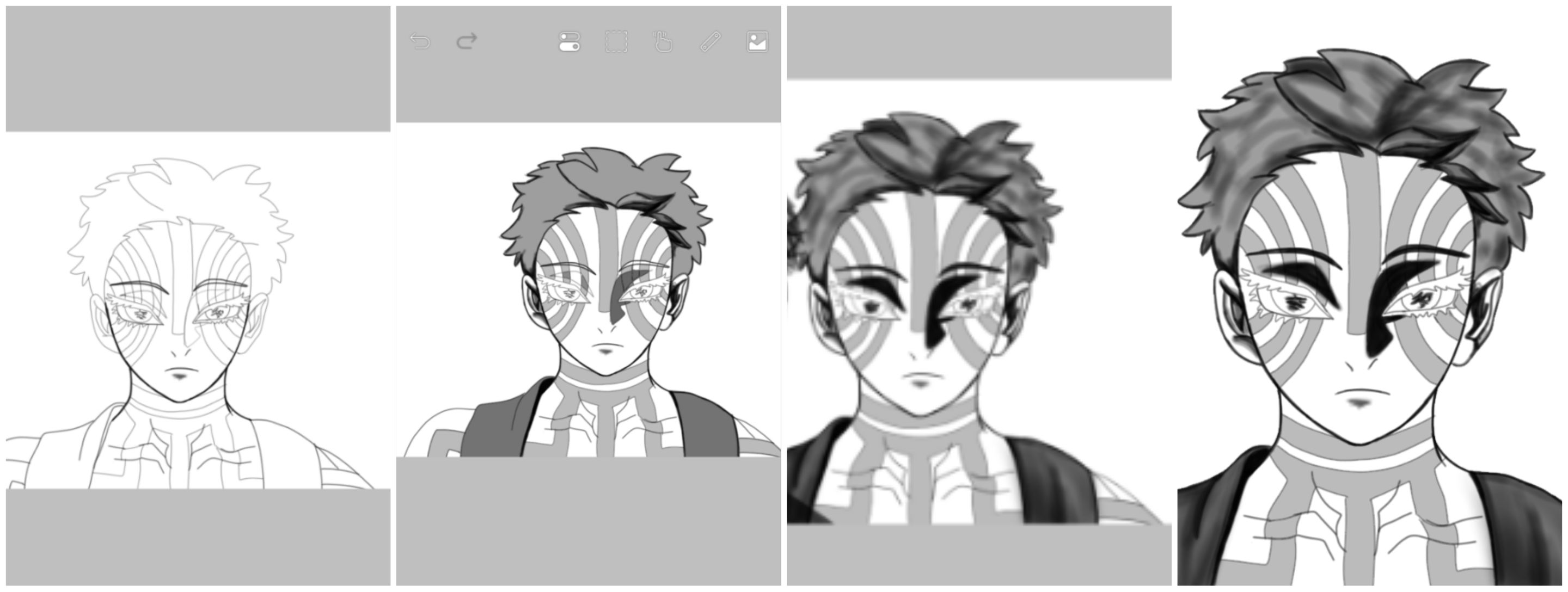 Catsurrealworld fanart jjk demon slayer crossover akaza 1.jpg