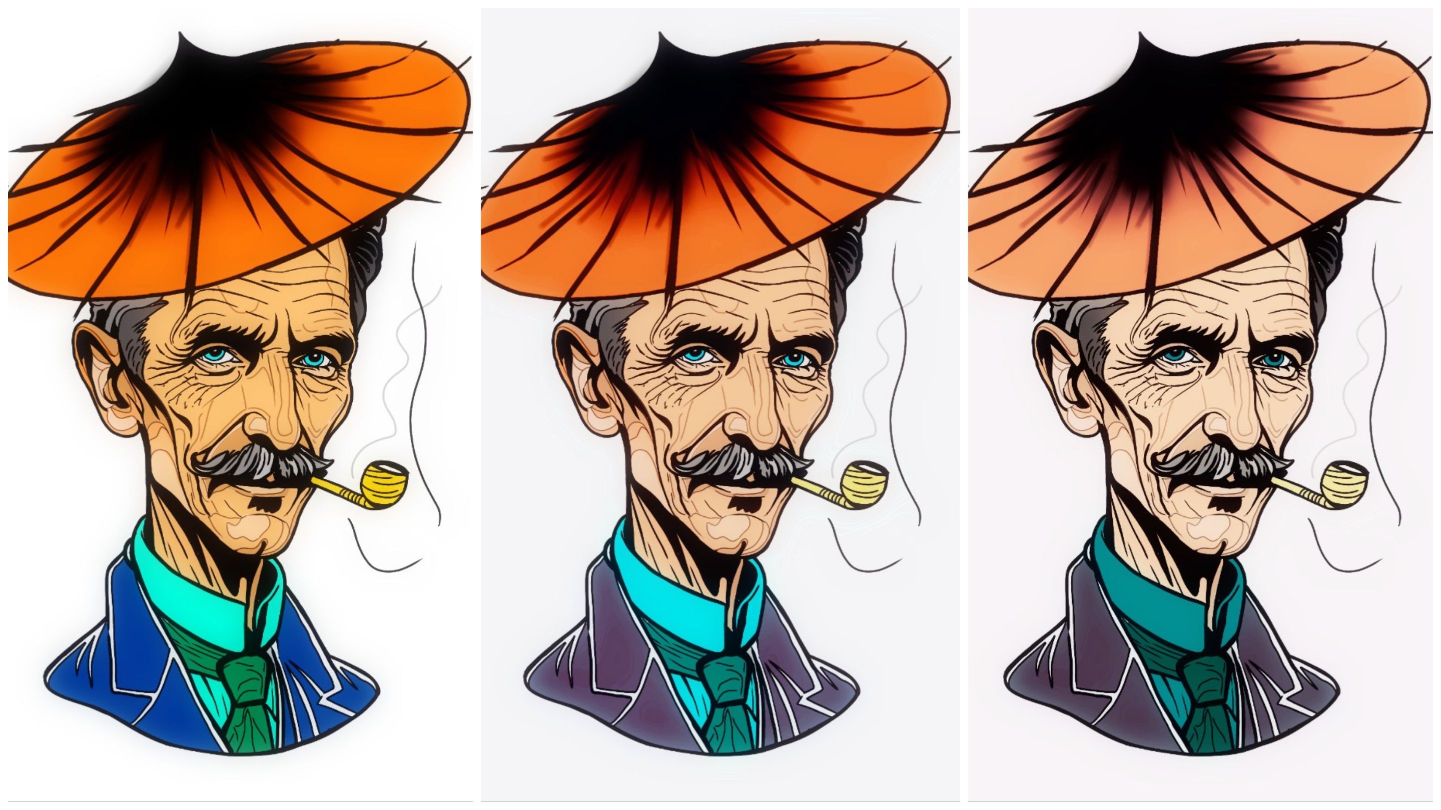 fanart old nikola tesla comic portrait 4.jpg