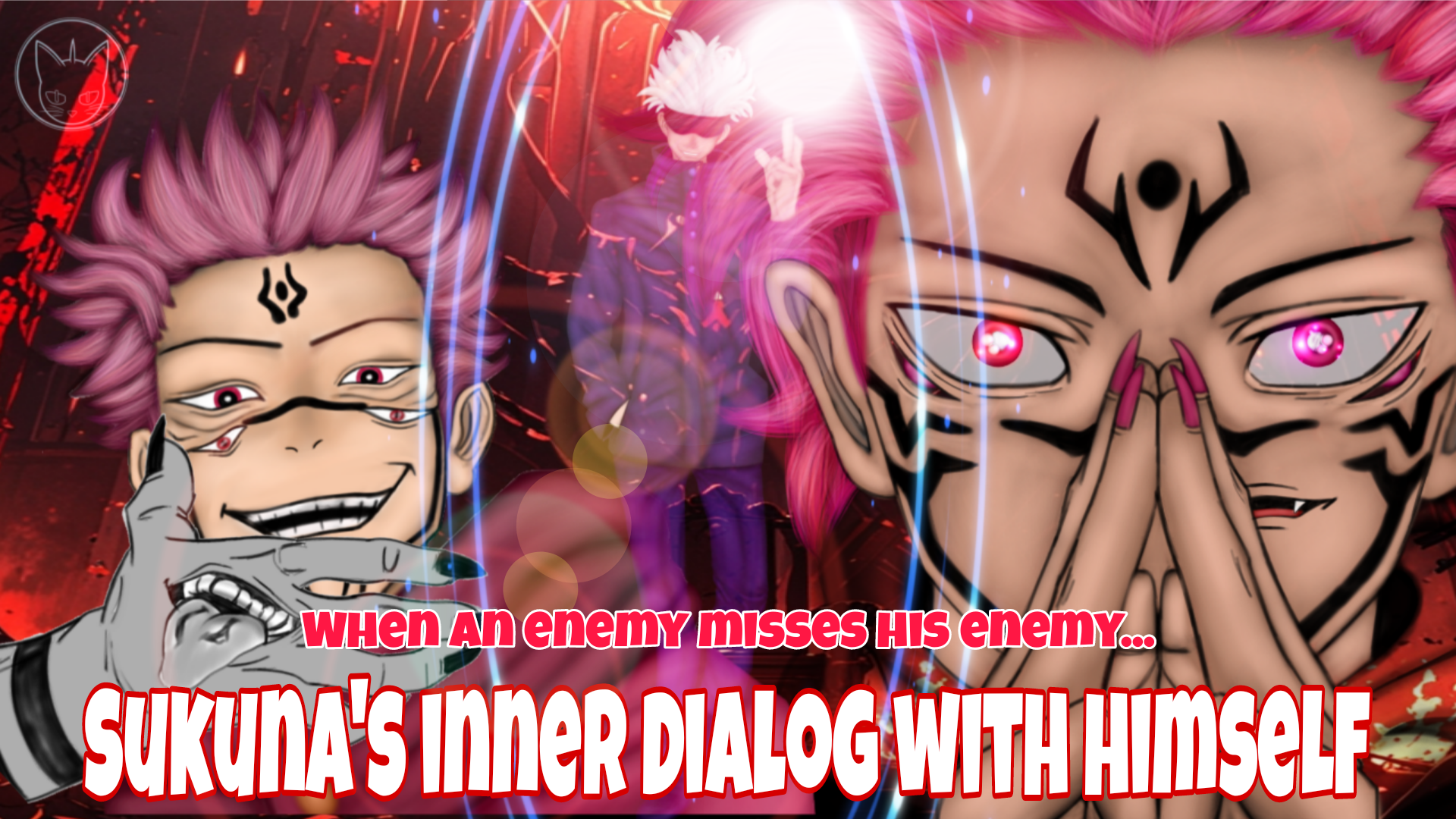 catsurrealworld fanart crossover kkj ds sukuna's inner Dialog with himself thumbna.png