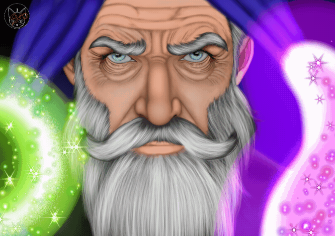 splinterlands fanart Alric Stormbringer gif 2.gif