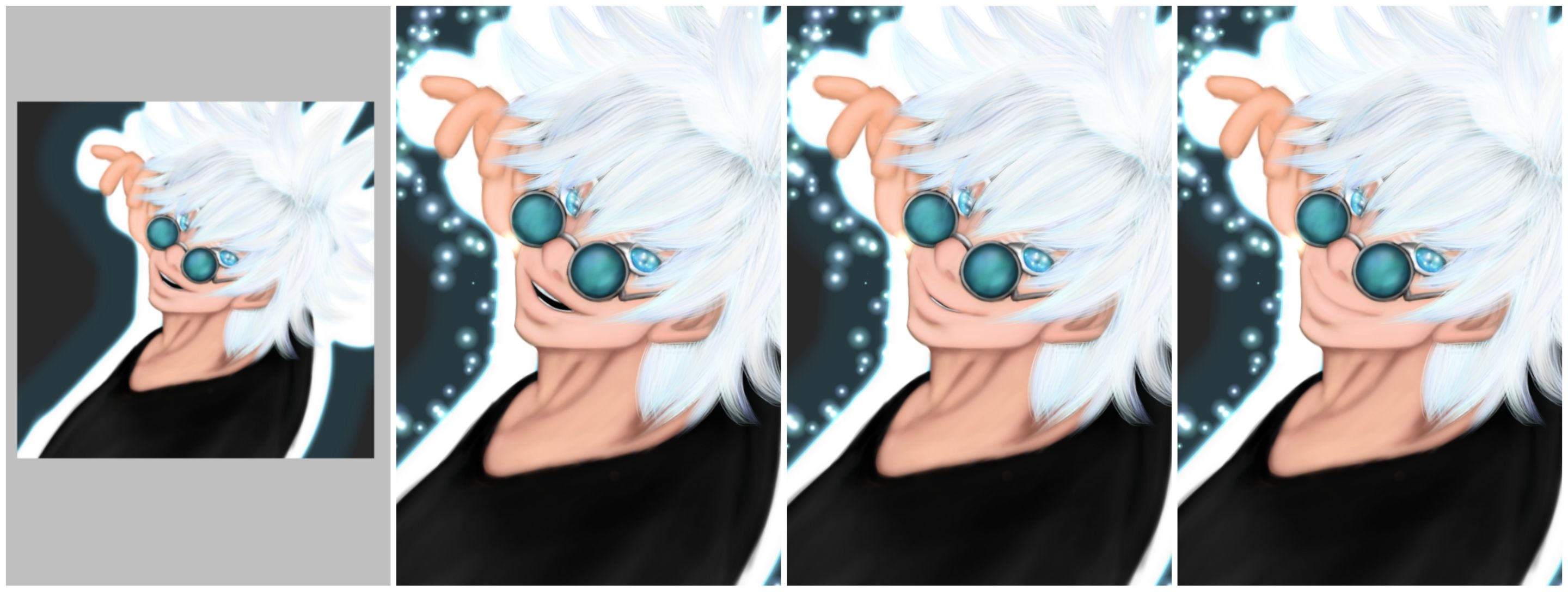 surrealworld fanart jjk satoru Gojo third drawing step 5.jpg