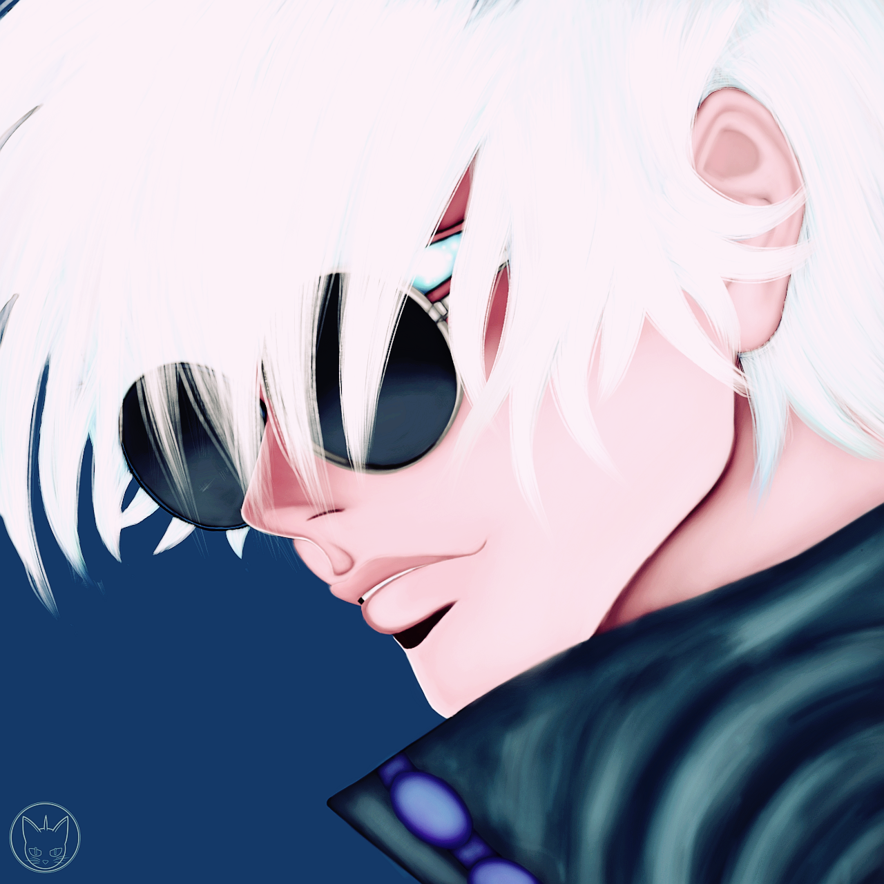 surrealworld fanart jjk satoru Gojo first drawing 1c.png