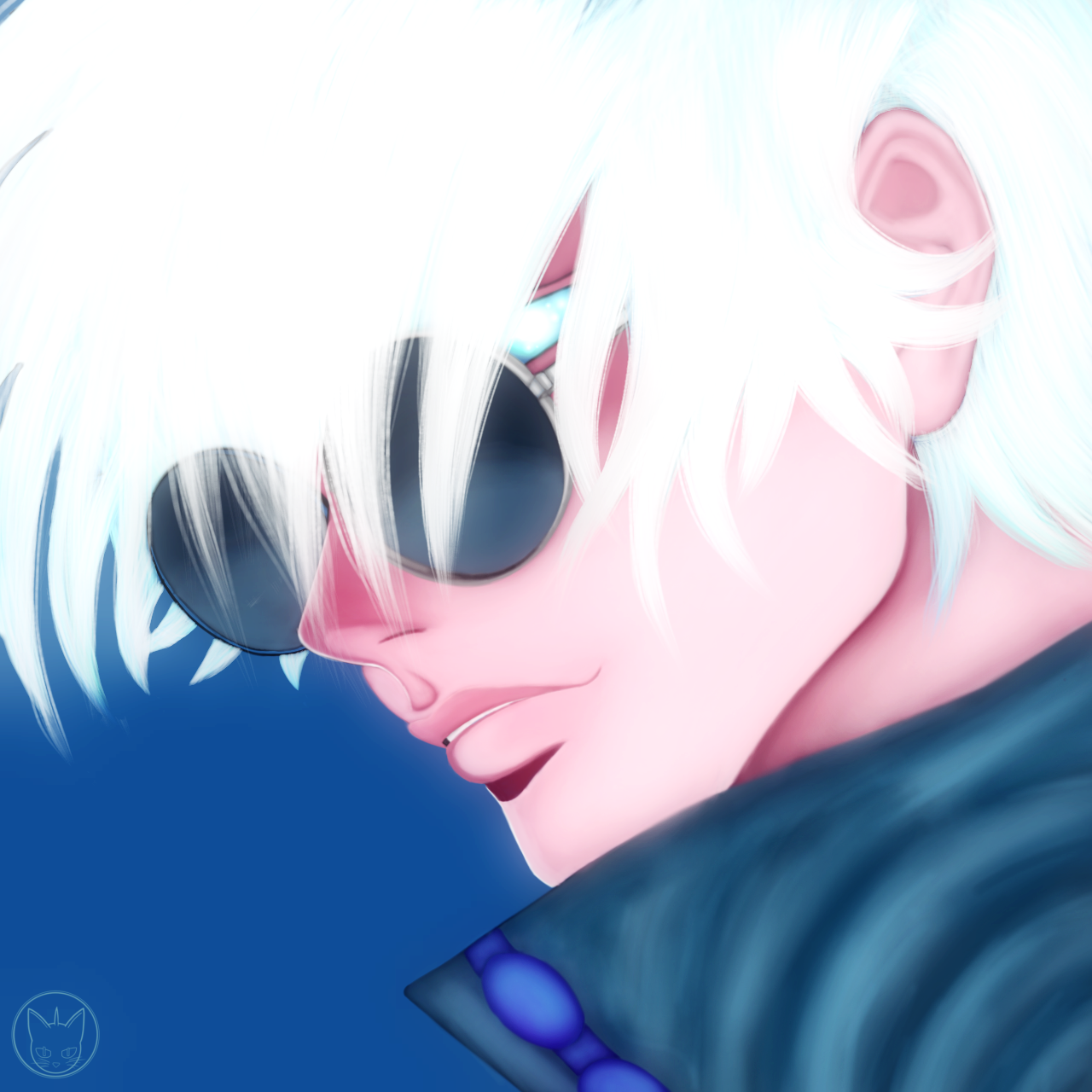 surrealworld fanart jjk satoru Gojo first drawing 1b.png
