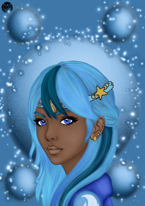 holozing Fanart water healer female variation (with walli) gif 1.gif