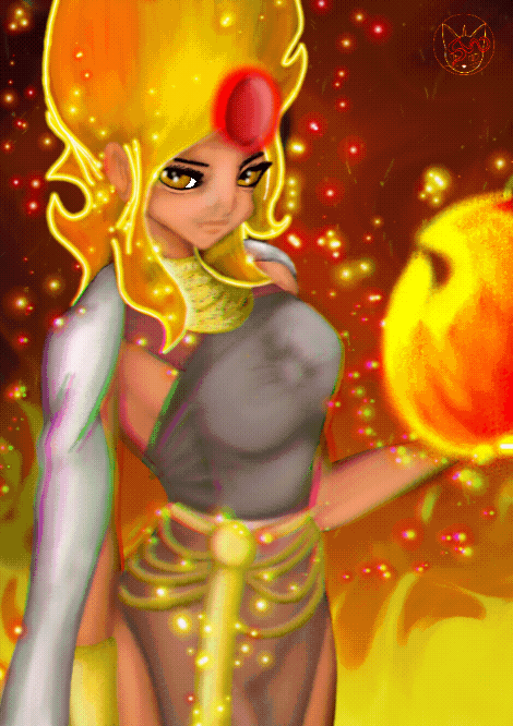 splinterlands fanart Mitreyya gif.gif