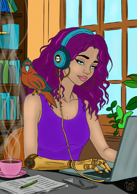 splinterlands fanart runemancer Florre gif movement 1.gif