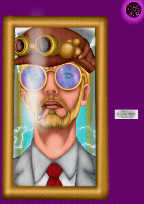 splinterlands fanart - looking at the portrait animation 1.gif